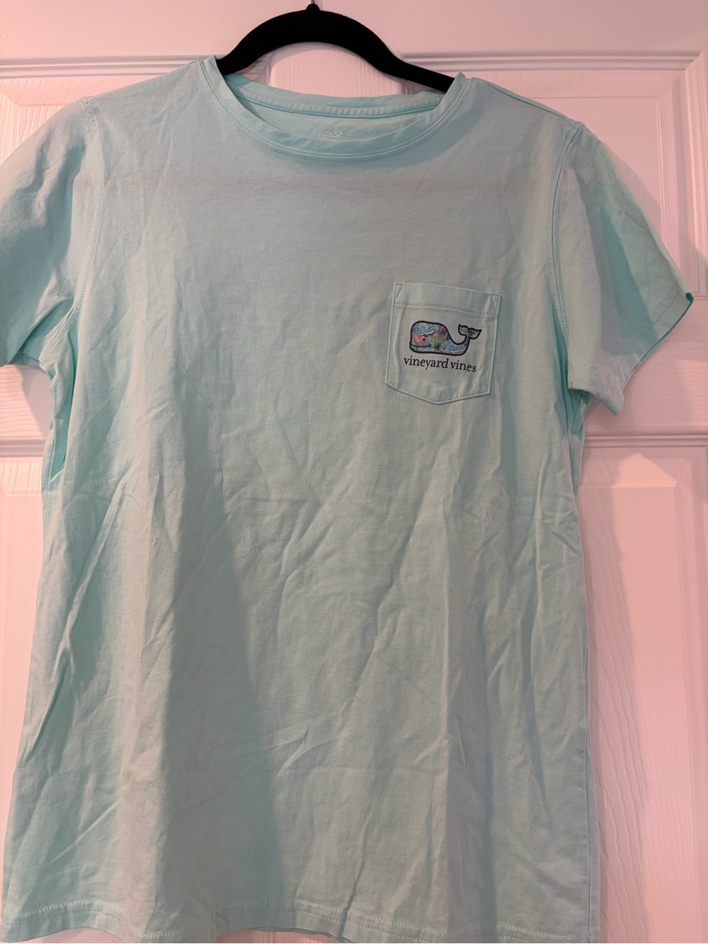 Vineyard Vines Women's Tee in Aqua Blue